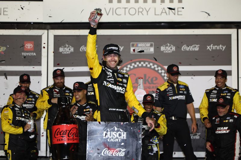 Blaney wins at Daytona as last two NASCAR playoff spots locked up